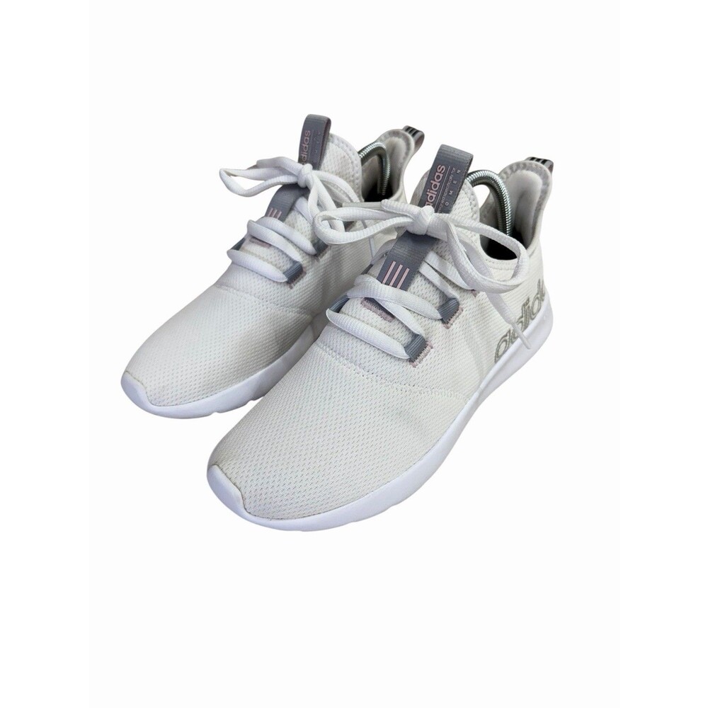 Adidas Cloud Foam Pure 2.0 Women’s White Casual Sneakers Running Shoes Size 8.5
